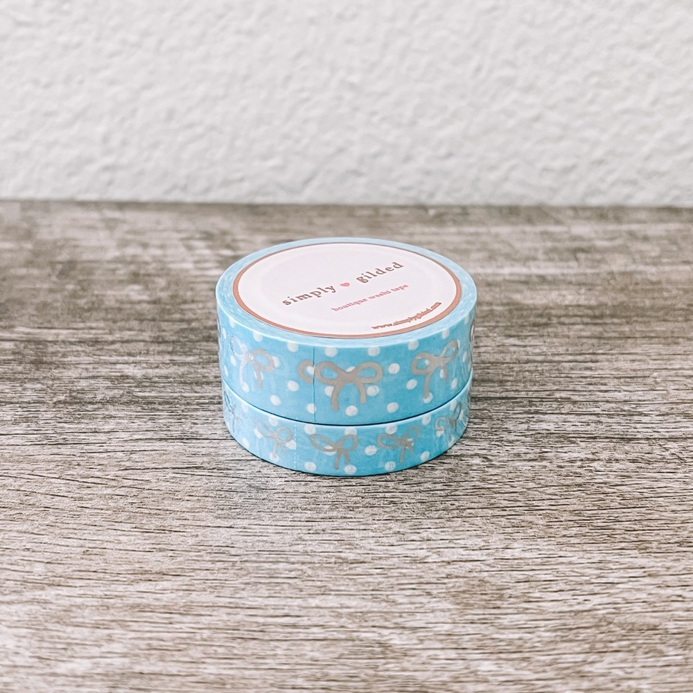 Simply Gilded Bow Washi Set